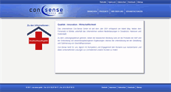 Desktop Screenshot of con-sense-group.com